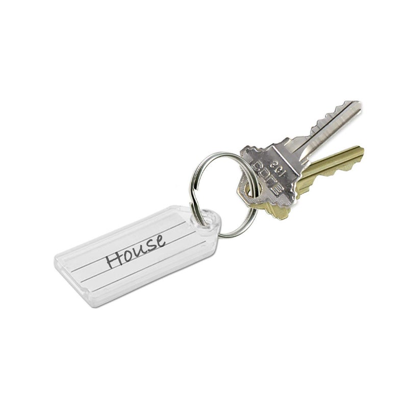 Lucky Line Key Tag with Split Ring; 100 Per Box; Assorted Colors (10400) - Image 3